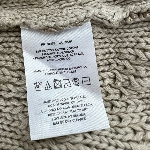 Anthropologie Gold Sleeveless Sweater - Picture 5 of 5